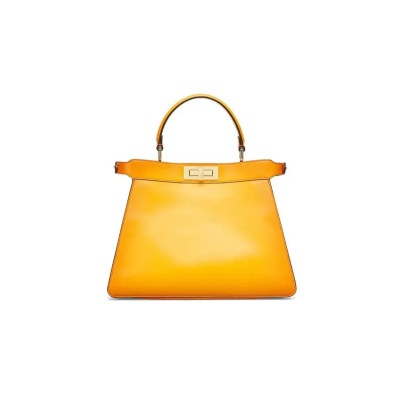 FENDI PEEKABOO ISEEU GOLD BUCKLE CROSSBODY HANDBAG 8BN321AF2IF1DZH (33*25*12cm)